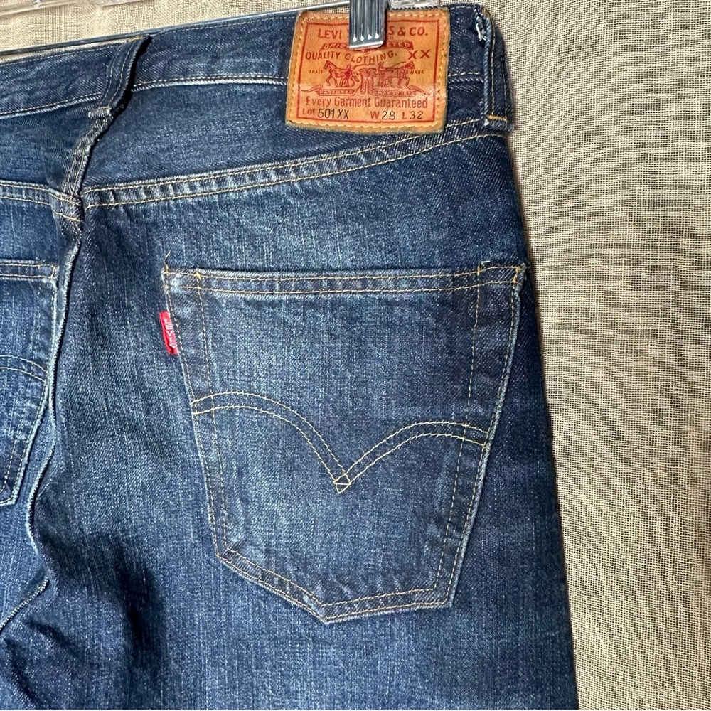 Levi's 501XX Red Line Big E Premiun Denim Jeans - Picture 15 of 16